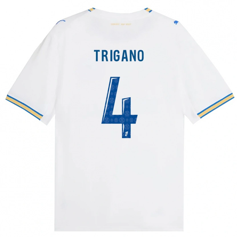 Danxen Hombre Camiseta Paolo Trigano #4 Azul Lanzador Blanco 1ª Equipación 2026/27 La Camisa