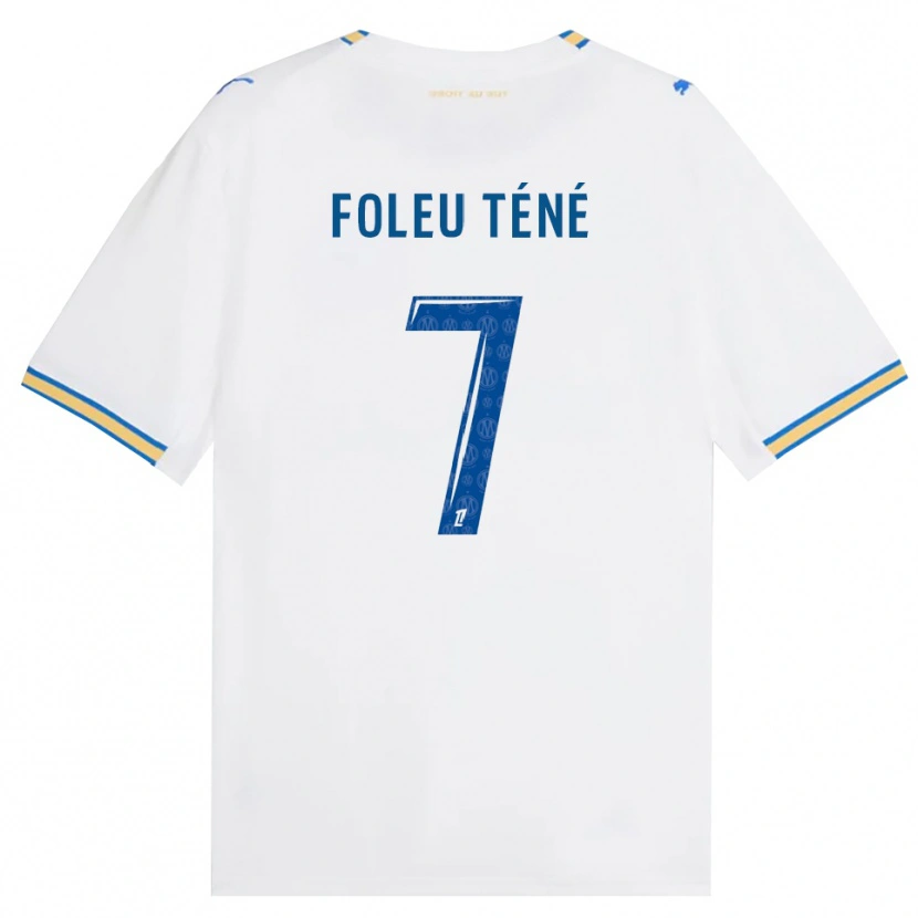 Danxen Hombre Camiseta Krys Foleu Téné #7 Azul Lanzador Blanco 1ª Equipación 2026/27 La Camisa