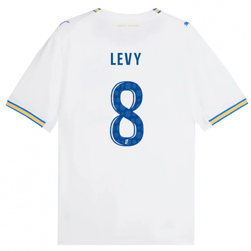 Danxen Hombre Camiseta Bradley Levy #8 Azul Lanzador Blanco 1ª Equipación 2026/27 La Camisa