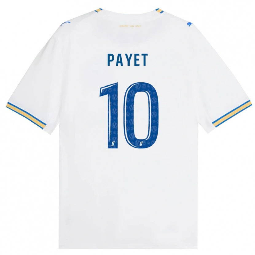 Danxen Hombre Camiseta Dimitri Payet #10 Azul Lanzador Blanco 1ª Equipación 2026/27 La Camisa