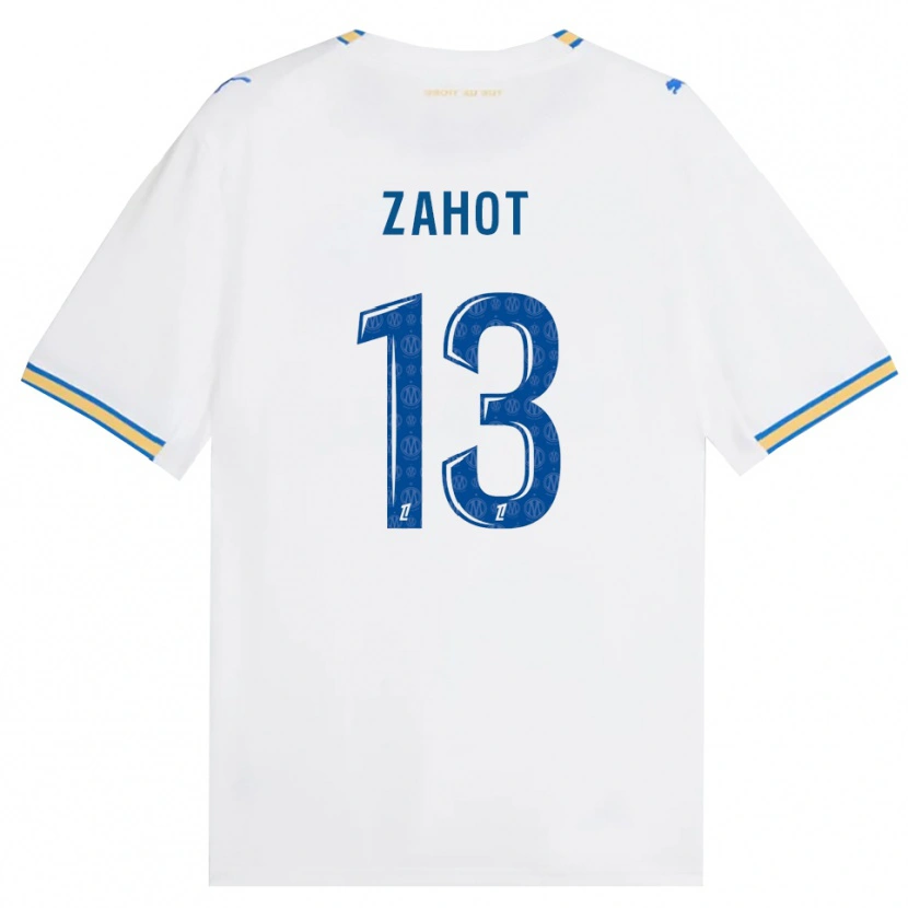 Danxen Hombre Camiseta Sarah Zahot #13 Azul Lanzador Blanco 1ª Equipación 2026/27 La Camisa