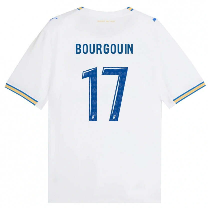 Danxen Hombre Camiseta Laura Bourgouin #17 Azul Lanzador Blanco 1ª Equipación 2026/27 La Camisa