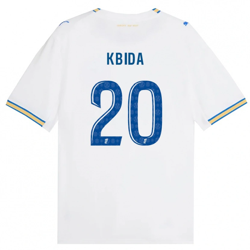 Danxen Hombre Camiseta Inès Kbida #20 Azul Lanzador Blanco 1ª Equipación 2026/27 La Camisa