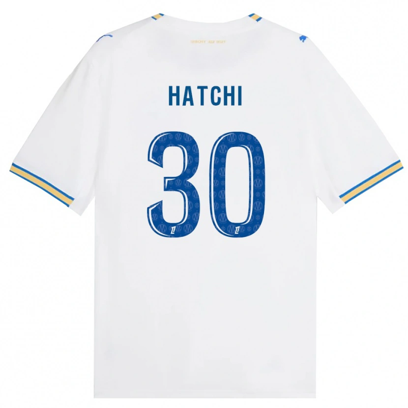 Danxen Hombre Camiseta Anaïs Hatchi #30 Azul Lanzador Blanco 1ª Equipación 2026/27 La Camisa
