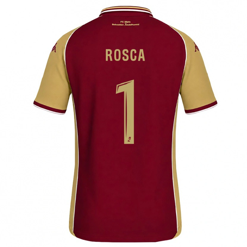 Danxen Hombre Camiseta Daniel Rosca #1 Dorado Rojo Oscuro 1ª Equipación 2026/27 La Camisa