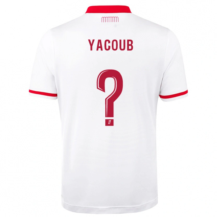 Danxen Hombre Camiseta Béchir Yacoub #0 Rojo Blanco 1ª Equipación 2026/27 La Camisa