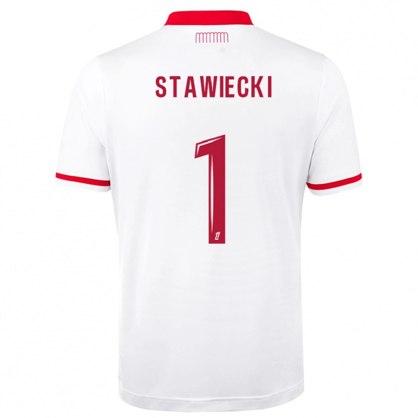 Danxen Hombre Camiseta Jules Stawiecki #1 Rojo Blanco 1ª Equipación 2026/27 La Camisa