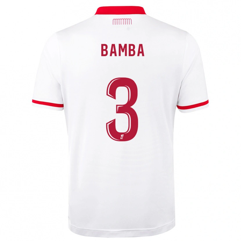 Danxen Hombre Camiseta Ismaïl Bamba #3 Rojo Blanco 1ª Equipación 2026/27 La Camisa