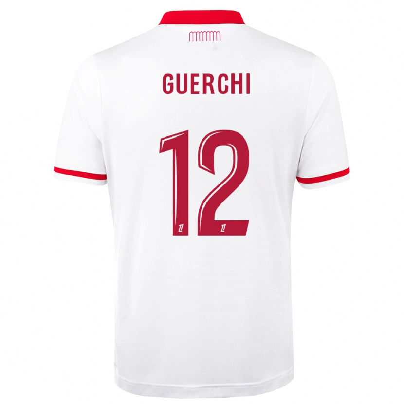 Danxen Hombre Camiseta Wassim Guerchi #12 Rojo Blanco 1ª Equipación 2026/27 La Camisa