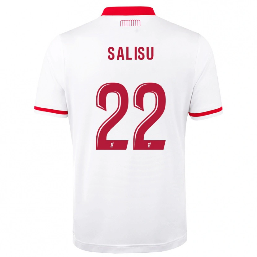 Danxen Hombre Camiseta Mohammed Salisu #22 Rojo Blanco 1ª Equipación 2026/27 La Camisa