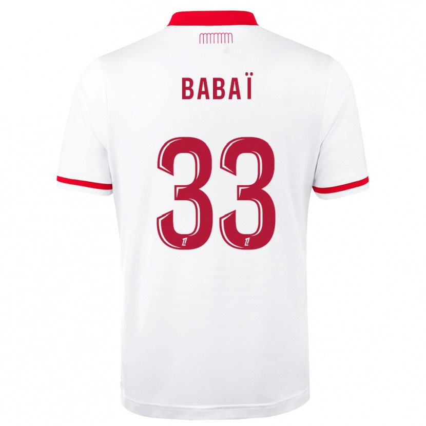 Danxen Hombre Camiseta Nazim Babaï #33 Rojo Blanco 1ª Equipación 2026/27 La Camisa