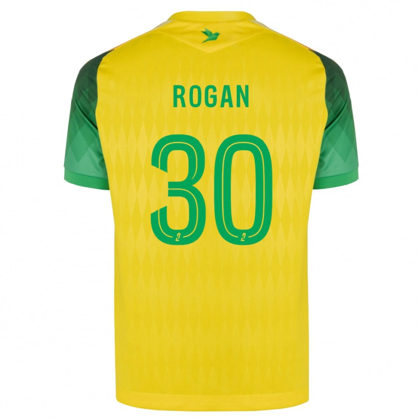 Danxen Hombre Camiseta Manja Rogan #30 Amarillo Verde Rojo 1ª Equipación 2026/27 La Camisa