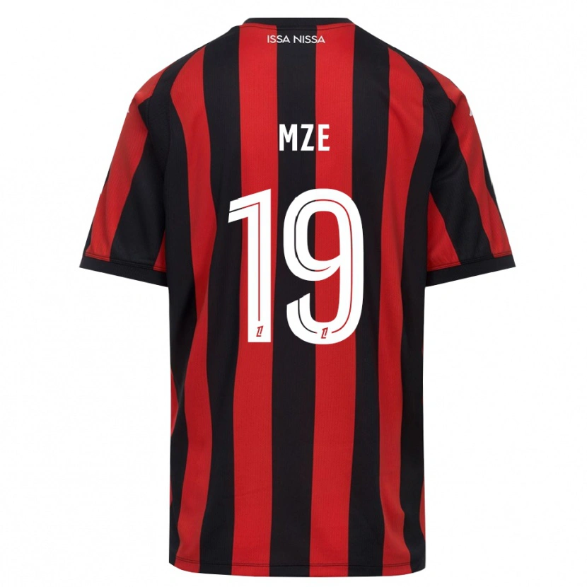 Danxen Hombre Camiseta Yrma Mze Issa #19 Rojo Negro Blanco 1ª Equipación 2026/27 La Camisa