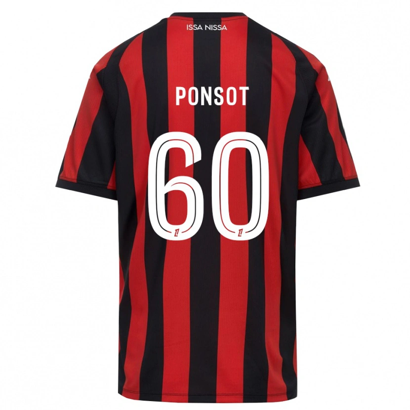 Danxen Hombre Camiseta Martin Ponsot #60 Rojo Negro Blanco 1ª Equipación 2026/27 La Camisa
