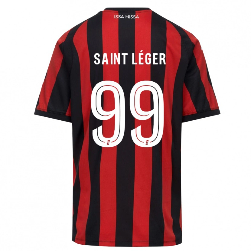 Danxen Hombre Camiseta Maureen Saint Léger #99 Rojo Negro Blanco 1ª Equipación 2026/27 La Camisa