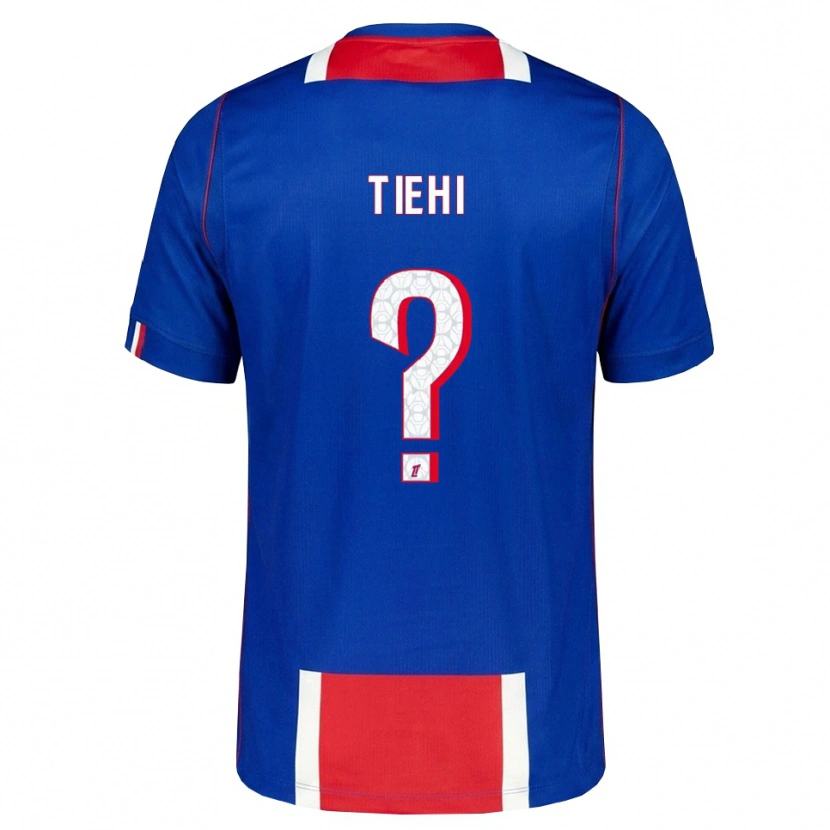 Danxen Hombre Camiseta Noha Tiehi #0 Rojo Blanco Azul 1ª Equipación 2026/27 La Camisa
