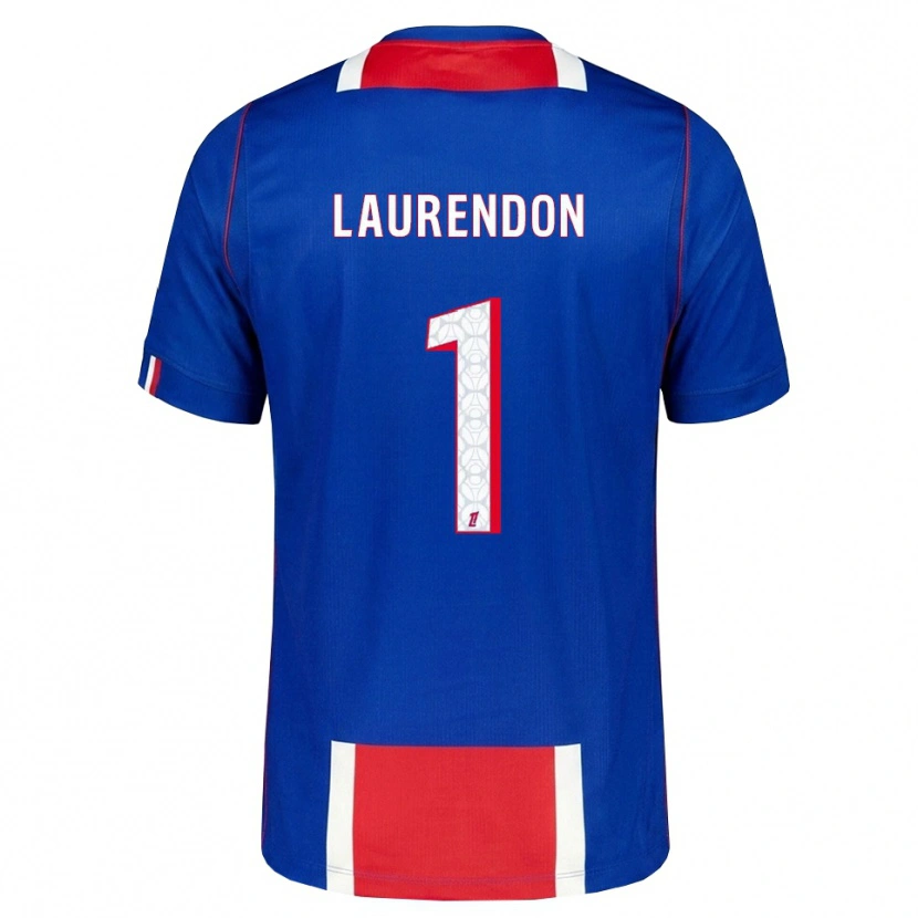 Danxen Hombre Camiseta Bilal Laurendon #1 Rojo Blanco Azul 1ª Equipación 2026/27 La Camisa