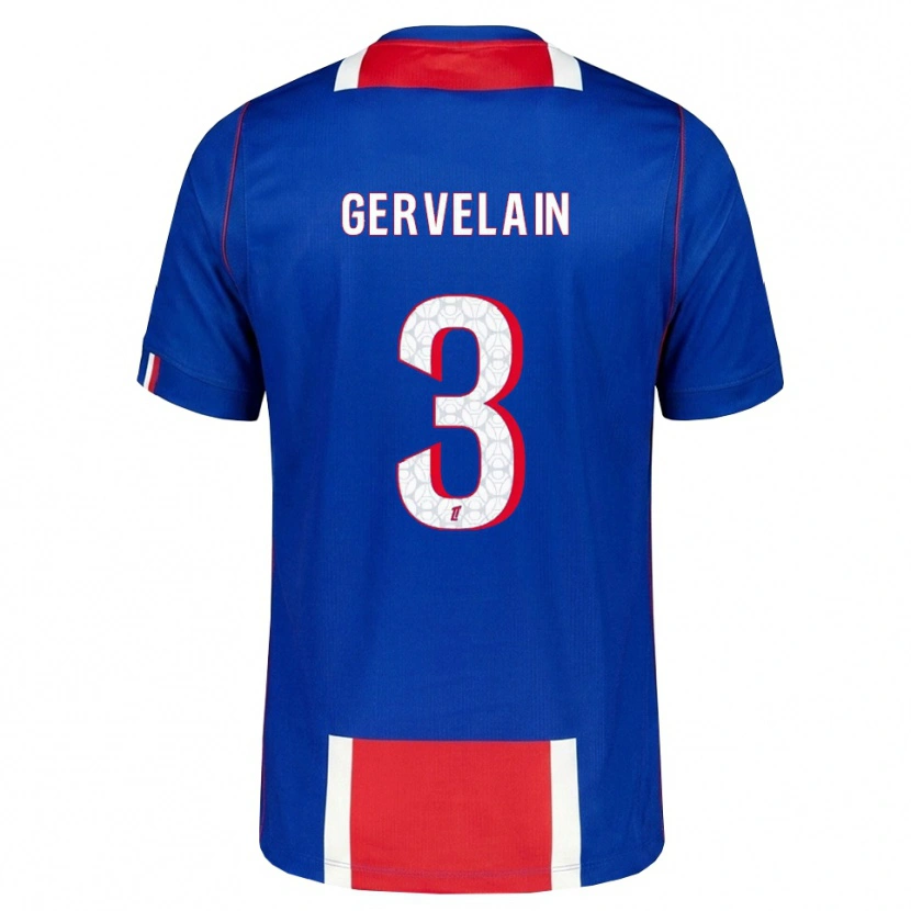 Danxen Hombre Camiseta Jordan Gervelain #3 Rojo Blanco Azul 1ª Equipación 2026/27 La Camisa