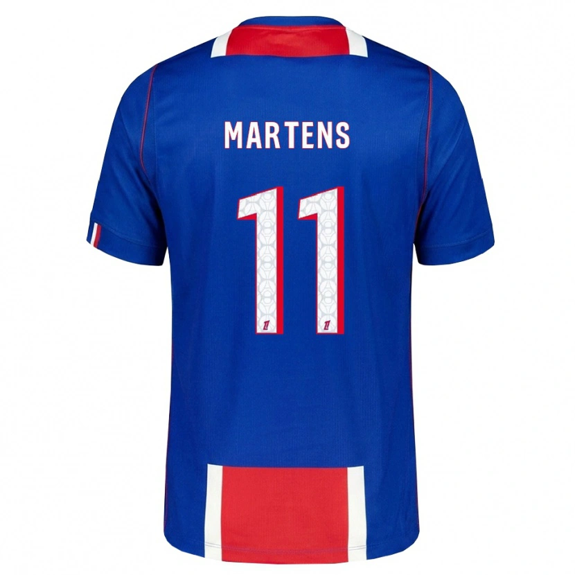 Danxen Hombre Camiseta Lieke Martens #11 Rojo Blanco Azul 1ª Equipación 2026/27 La Camisa