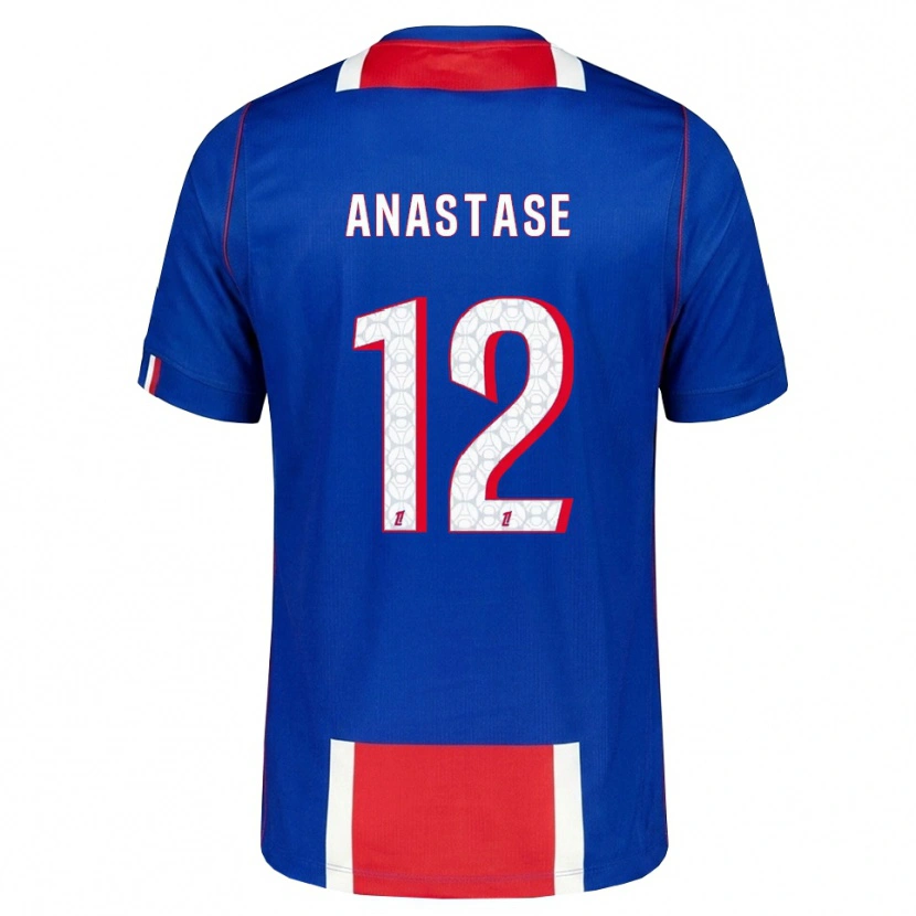 Danxen Hombre Camiseta Kenji Anastase #12 Rojo Blanco Azul 1ª Equipación 2026/27 La Camisa