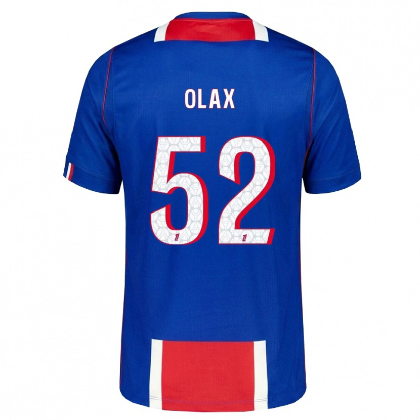 Danxen Hombre Camiseta Djamy Olax #52 Rojo Blanco Azul 1ª Equipación 2026/27 La Camisa