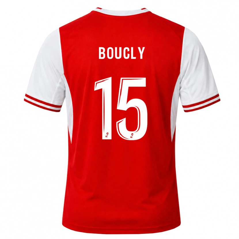 Danxen Hombre Camiseta Maïté Boucly #15 Rojo Blanco 1ª Equipación 2026/27 La Camisa