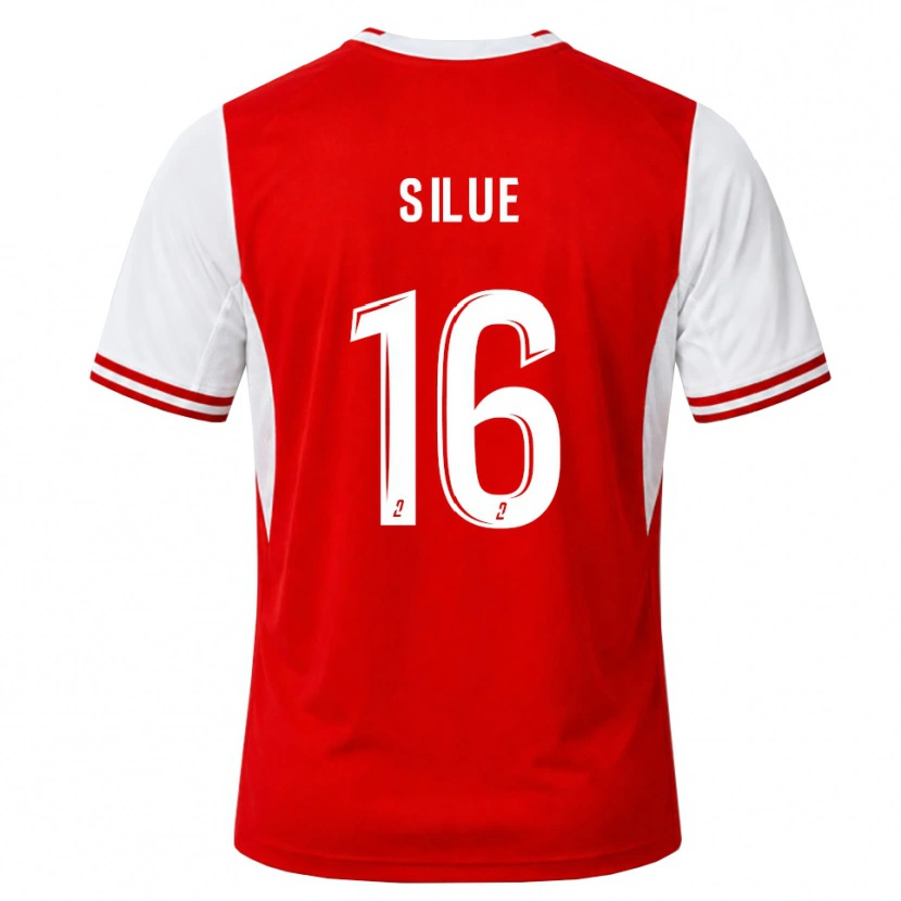 Danxen Hombre Camiseta Ange Silue #16 Rojo Blanco 1ª Equipación 2026/27 La Camisa