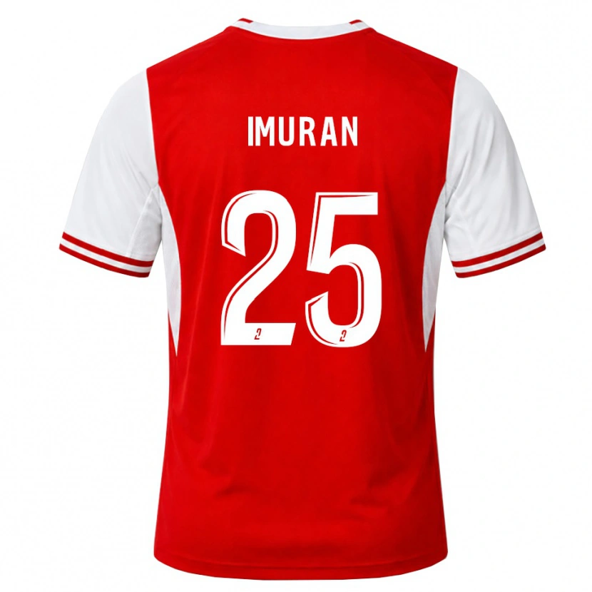 Danxen Hombre Camiseta Rofiat Adenike Imuran #25 Rojo Blanco 1ª Equipación 2026/27 La Camisa