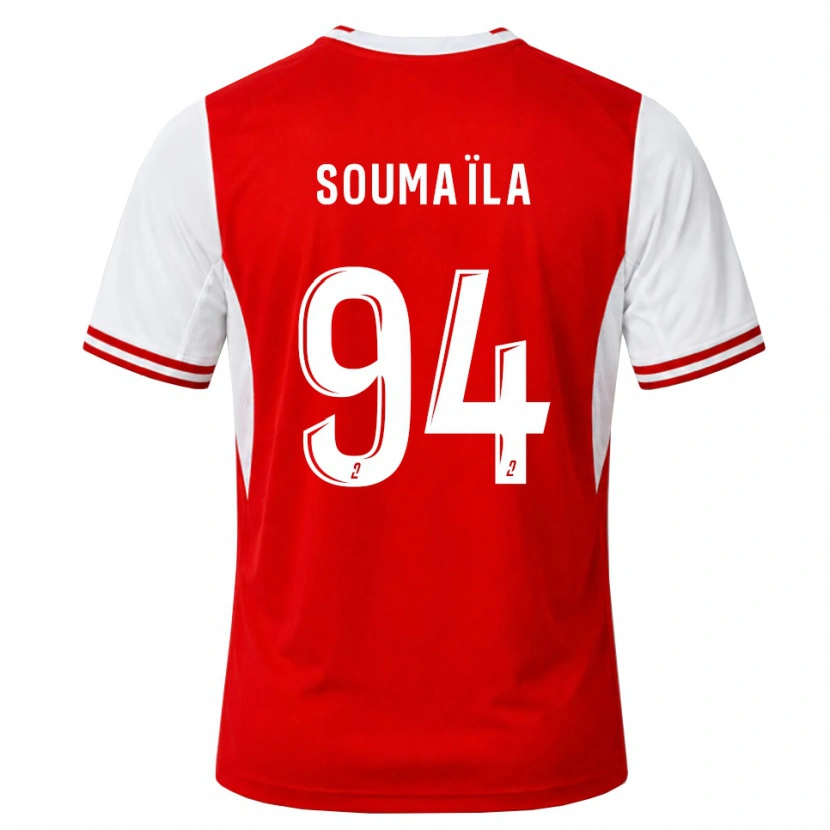 Danxen Hombre Camiseta Soumaïla Sylla #94 Rojo Blanco 1ª Equipación 2026/27 La Camisa
