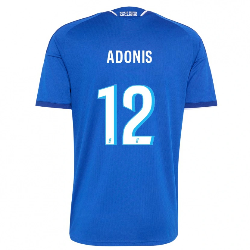 Danxen Hombre Camiseta Erwan Adonis #12 Azul Real Blanco 1ª Equipación 2026/27 La Camisa
