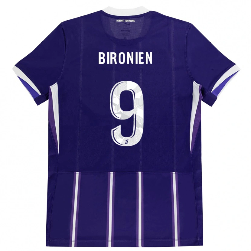 Danxen Hombre Camiseta Mymithye Bironien #9 Morado Blanco 1ª Equipación 2026/27 La Camisa