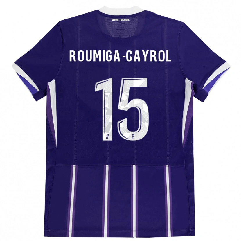 Danxen Hombre Camiseta Sonia Roumiga-Cayrol #15 Morado Blanco 1ª Equipación 2026/27 La Camisa