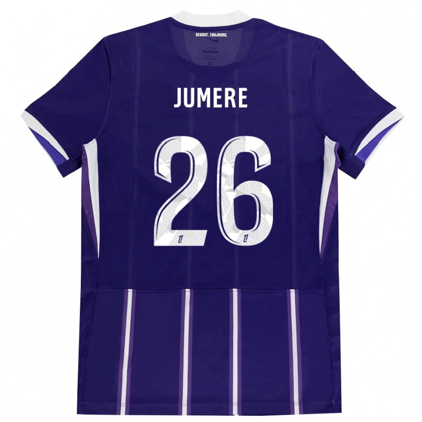 Danxen Hombre Camiseta Lou Jumere Seignou #26 Morado Blanco 1ª Equipación 2026/27 La Camisa