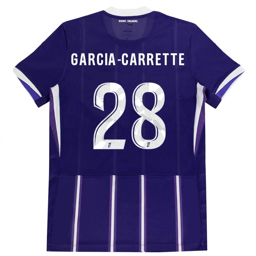 Danxen Hombre Camiseta Hortense Garcia-Carrette #28 Morado Blanco 1ª Equipación 2026/27 La Camisa