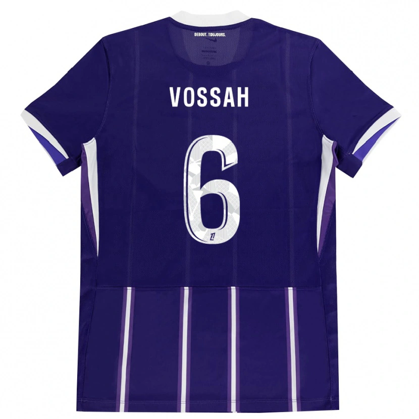 Danxen Hombre Camiseta Alexis Vossah #6 Morado Blanco 1ª Equipación 2026/27 La Camisa