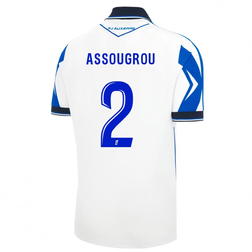 Danxen Hombre Camiseta Kiliane Assougrou #2 Negro Blanco Azul 1ª Equipación 2026/27 La Camisa