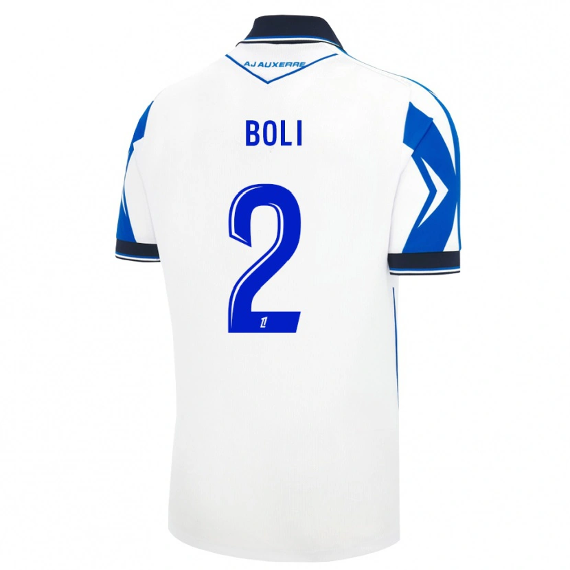 Danxen Hombre Camiseta Franck Boli #2 Negro Blanco Azul 1ª Equipación 2026/27 La Camisa