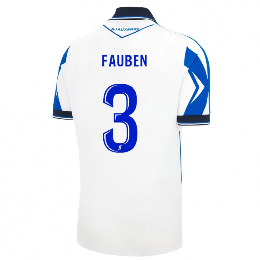 Danxen Hombre Camiseta Marc-Allan Fauben #3 Negro Blanco Azul 1ª Equipación 2026/27 La Camisa