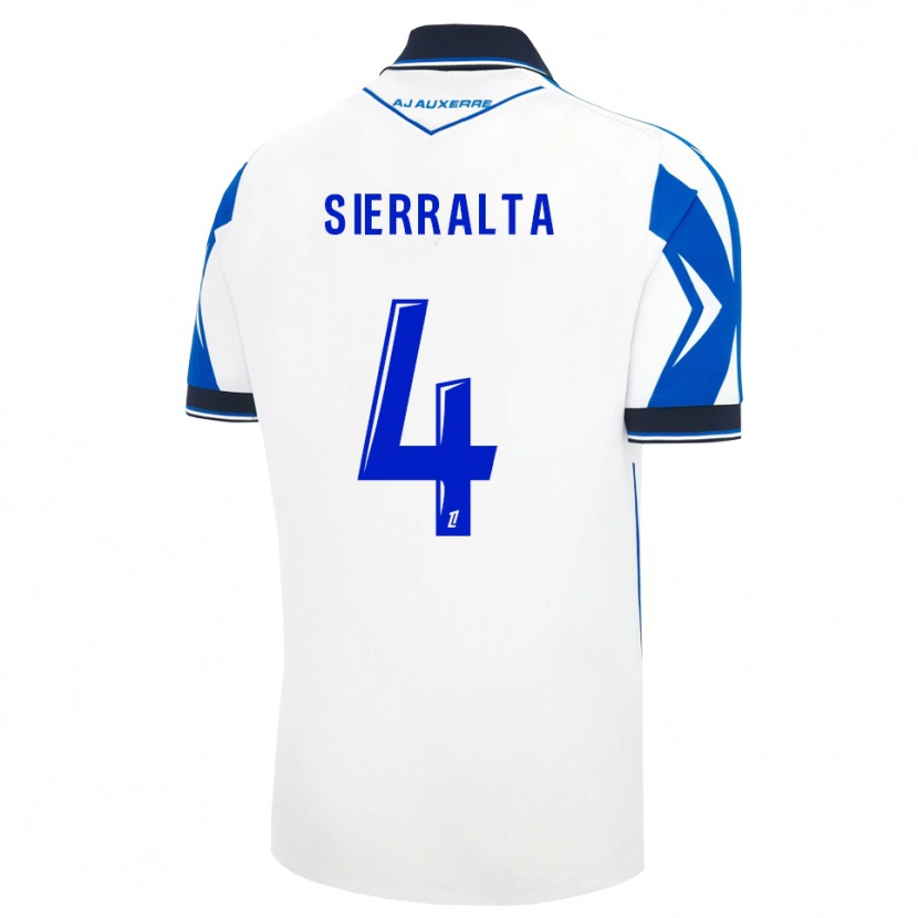 Danxen Hombre Camiseta Francisco Sierralta #4 Negro Blanco Azul 1ª Equipación 2026/27 La Camisa