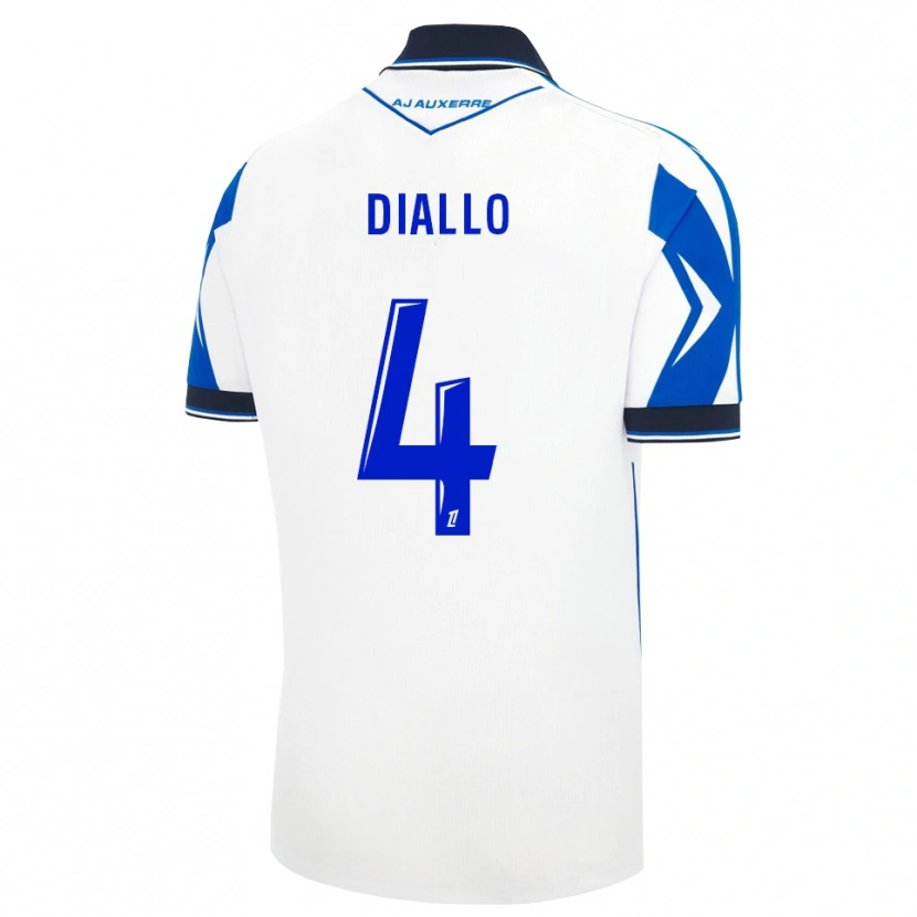 Danxen Hombre Camiseta Ibrahim Diallo #4 Negro Blanco Azul 1ª Equipación 2026/27 La Camisa