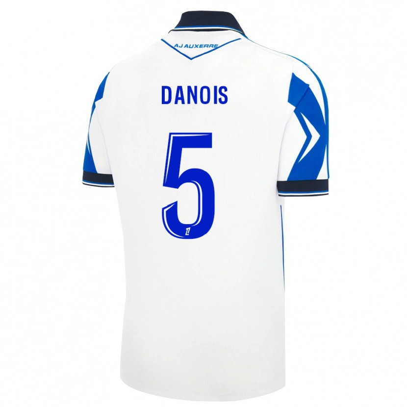 Danxen Hombre Camiseta Kévin Danois #5 Negro Blanco Azul 1ª Equipación 2026/27 La Camisa