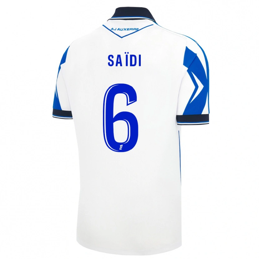 Danxen Hombre Camiseta Elyes Saïdi #6 Negro Blanco Azul 1ª Equipación 2026/27 La Camisa