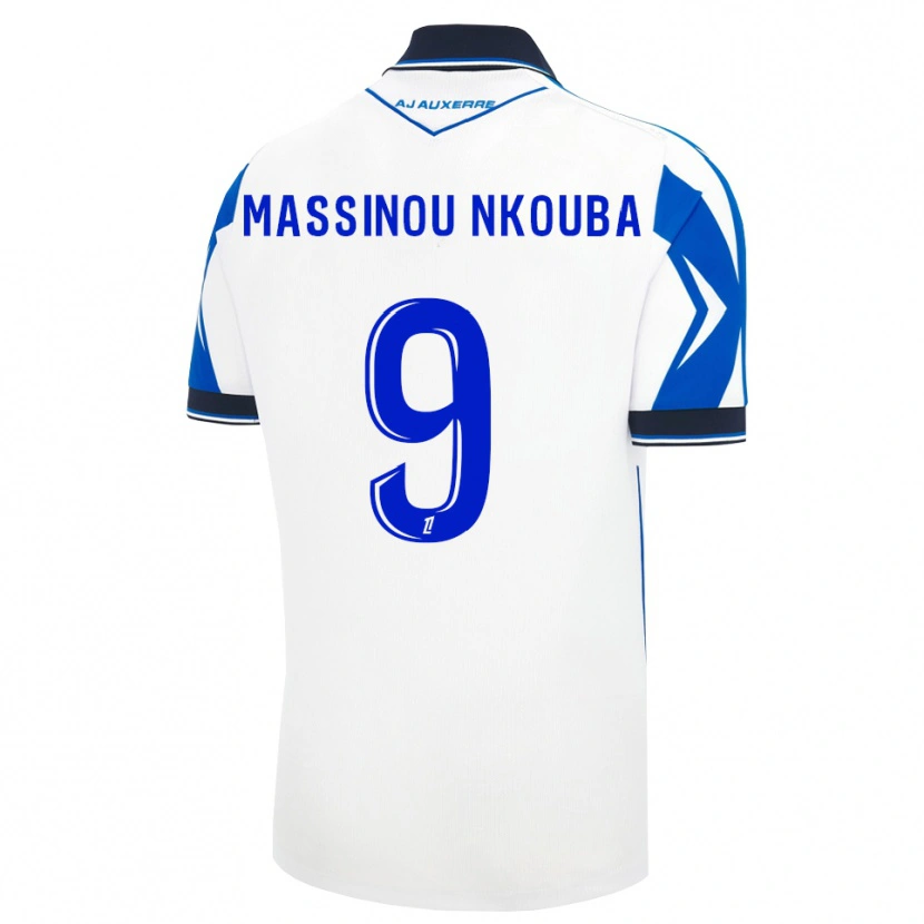 Danxen Hombre Camiseta Pierre Massinou Nkouba #9 Negro Blanco Azul 1ª Equipación 2026/27 La Camisa