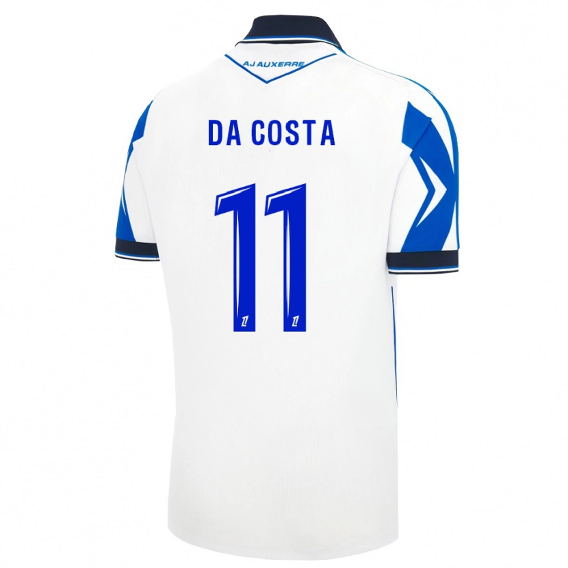 Danxen Hombre Camiseta Rúben Da Costa #11 Negro Blanco Azul 1ª Equipación 2026/27 La Camisa