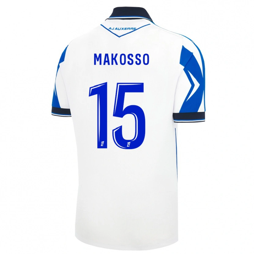 Danxen Hombre Camiseta Christ Makosso #15 Negro Blanco Azul 1ª Equipación 2026/27 La Camisa