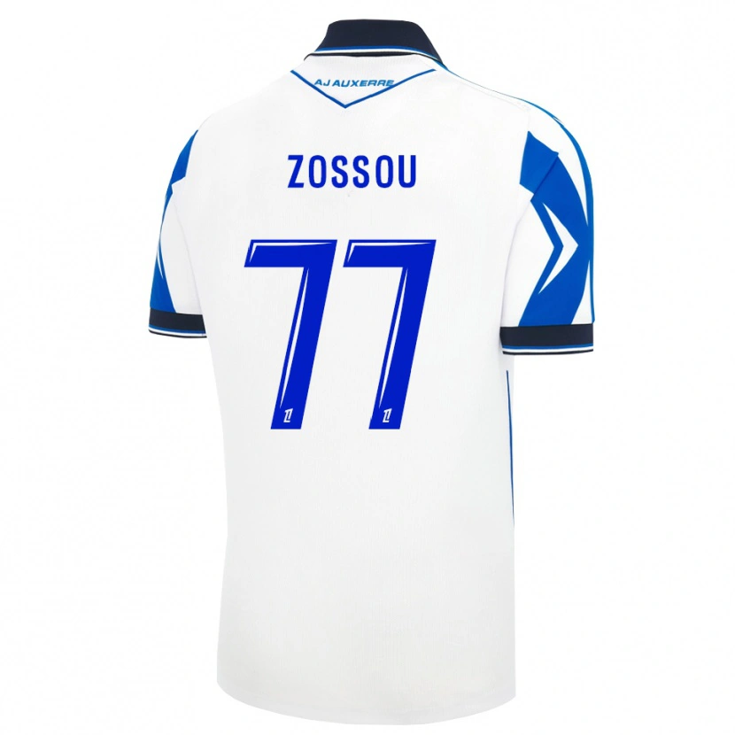Danxen Hombre Camiseta Aristide Zossou #77 Negro Blanco Azul 1ª Equipación 2026/27 La Camisa