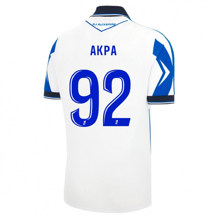 Danxen Hombre Camiseta Clément Akpa #92 Negro Blanco Azul 1ª Equipación 2026/27 La Camisa