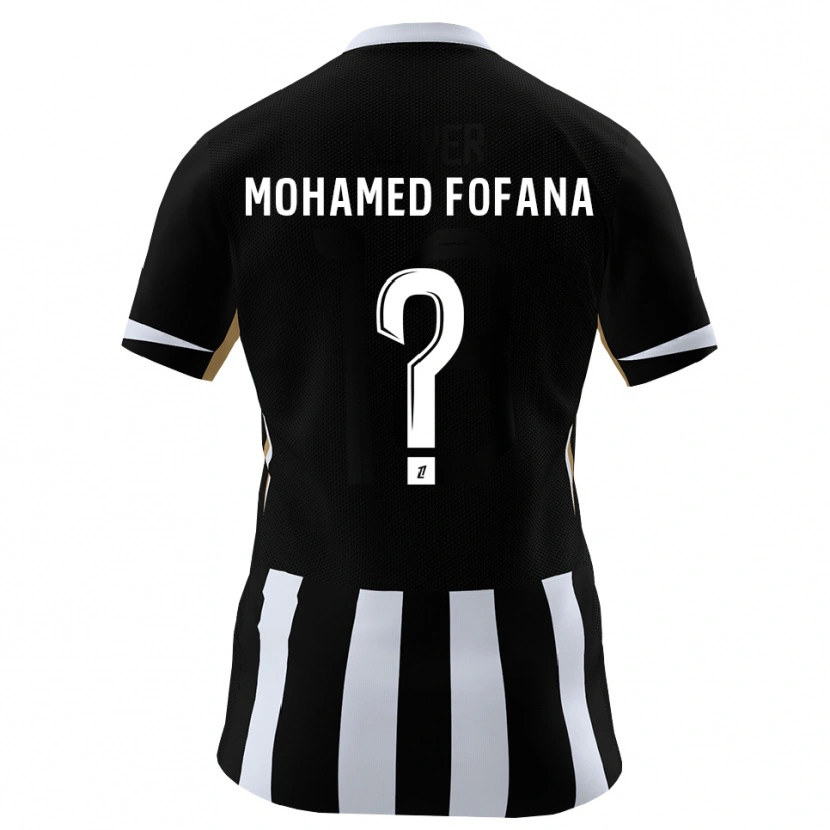 Danxen Hombre Camiseta Yanis Mohamed Fofana #0 Negro Azul 1ª Equipación 2026/27 La Camisa