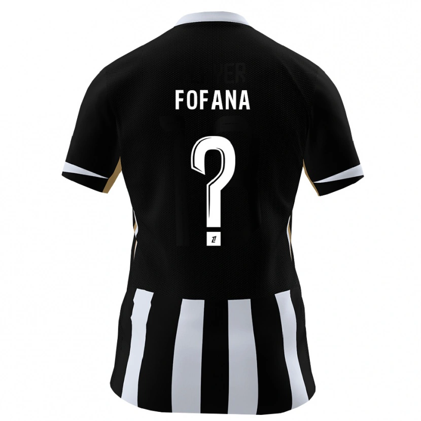 Danxen Hombre Camiseta N'faly Fofana #0 Negro Azul 1ª Equipación 2026/27 La Camisa