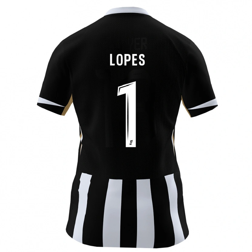 Danxen Hombre Camiseta Anthony Lopes #1 Negro Azul 1ª Equipación 2026/27 La Camisa